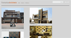 Desktop Screenshot of formationarchitects.in